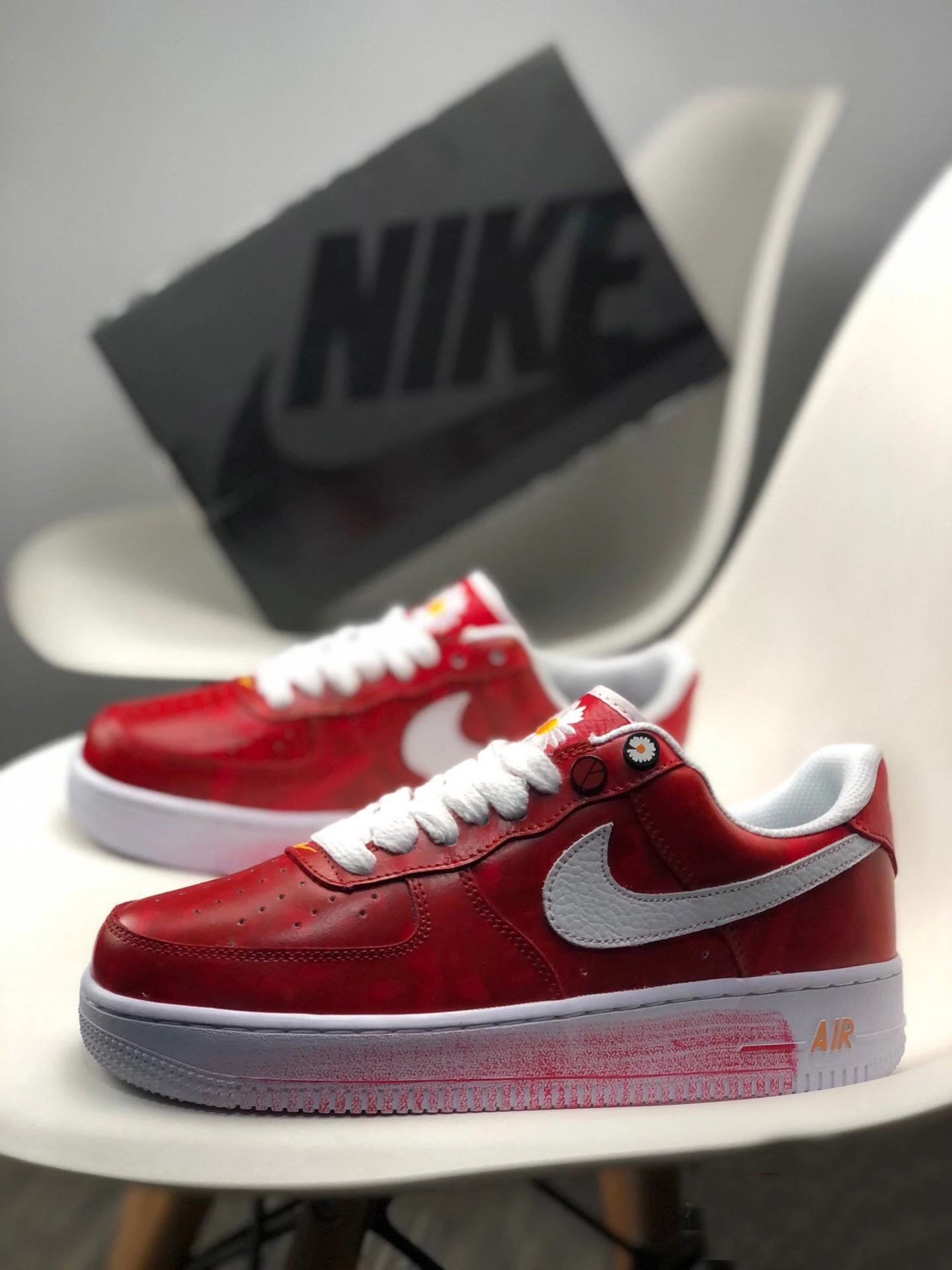 PEACEMINUSONE x Nike Air Force 1 Para-Noise 2.0 Red For Sale