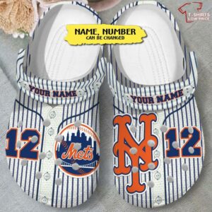 Personalize New York Mets Crocs Shoes UK