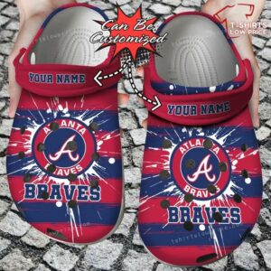 Atlanta Braves Spoon Graphics Colour Crocs Shoes NV