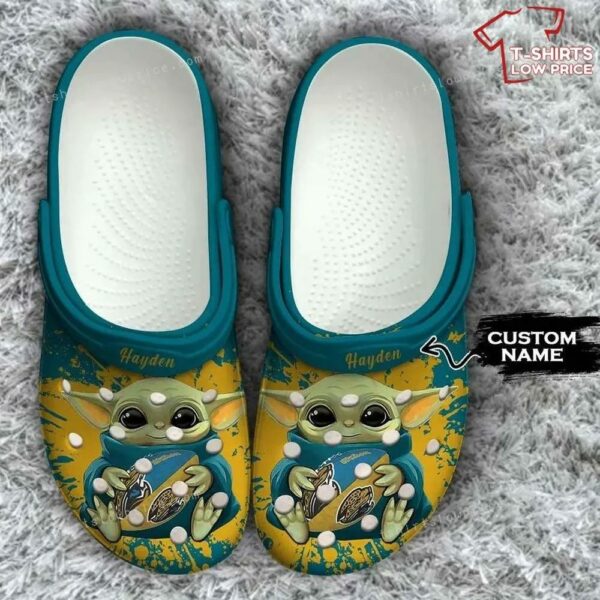 Baby Yoda Jacksonville Jaguars Nfl Crocs Shoes WN