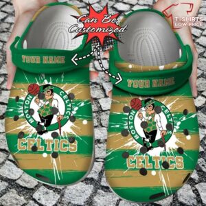 Boston Celtics Spoon Graphics Colour Crocs Shoes RT