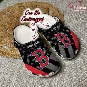 Boston Red Sox Star Flag Crocs Shoes QA