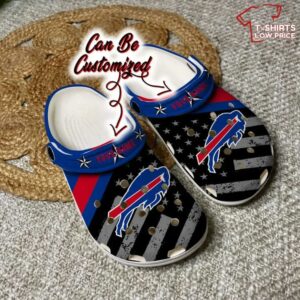 Buffalo Bills American Flag Crocs Shoes PI