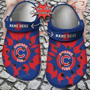 Chicago Cubs Color Splash Crocs Shoes YN