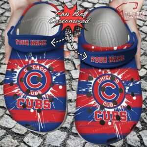 Chicago Cubs Spoon Graphics Colour Crocs Shoes QD