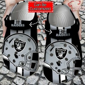 Las Vegas Raiders Helmets Crocs Shoes MO
