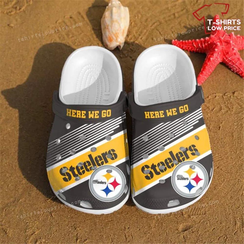 Nfl Pittsburgh Steelers Football Crocs Shoes WW