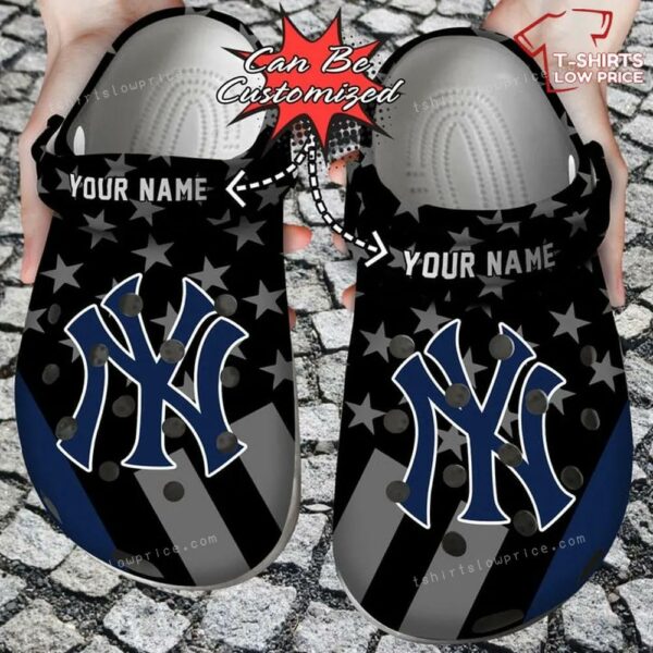 New York Yankees Star Flag Crocs Shoes AU