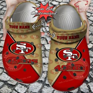 Sf 49Ers Team Pattern Crocs Shoes LR