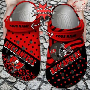 Tampa Bay Buccaneers Polka Dots Colors Crocs Shoes YQ