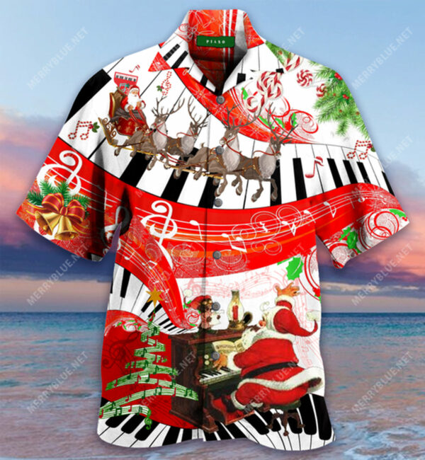 Piano Hawaiian Shirt Beach Summer Outfit