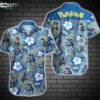 Pokemon Garchomp Hawaiian Shirt Beach Summer Outfit