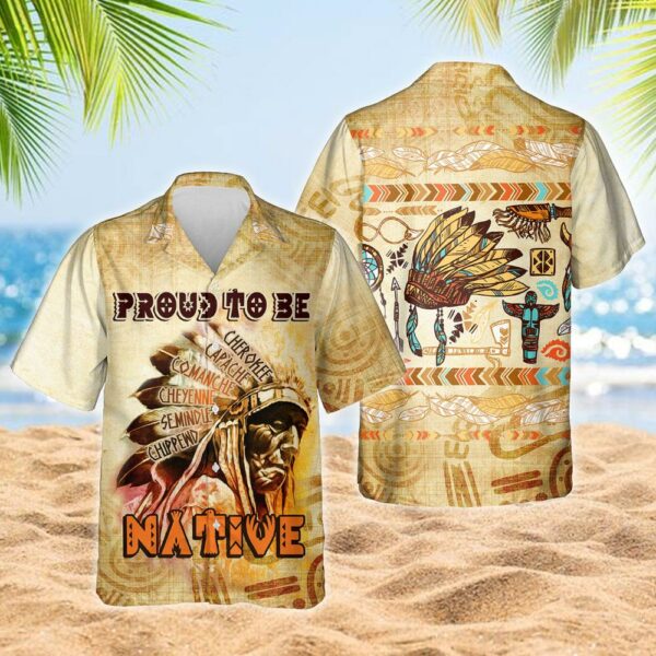 Proud To Be Native Hawaiian Shirt