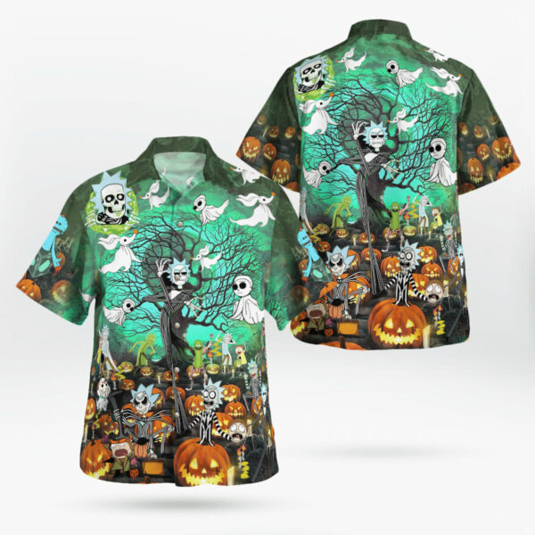 Pumpkin Nightmare Ghost Hawaiian Shirt