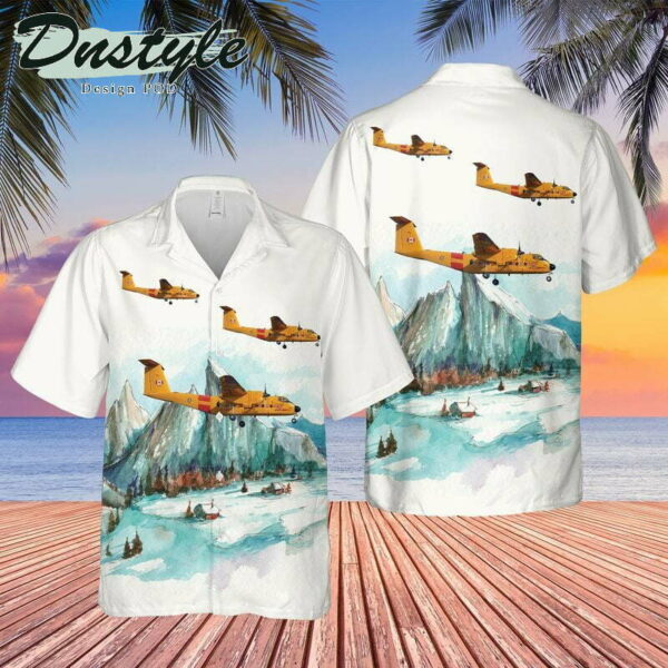 Rcaf De Havilland Canada Cc115 Buffalo Dhc5D Sar Hawaiian Shirt