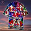 Santa Dj Disc Jockey Hawaiian Shirt