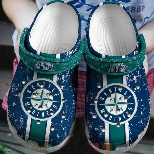 Seattle Mariners Navy Mlb Crocs Shoes ZS
