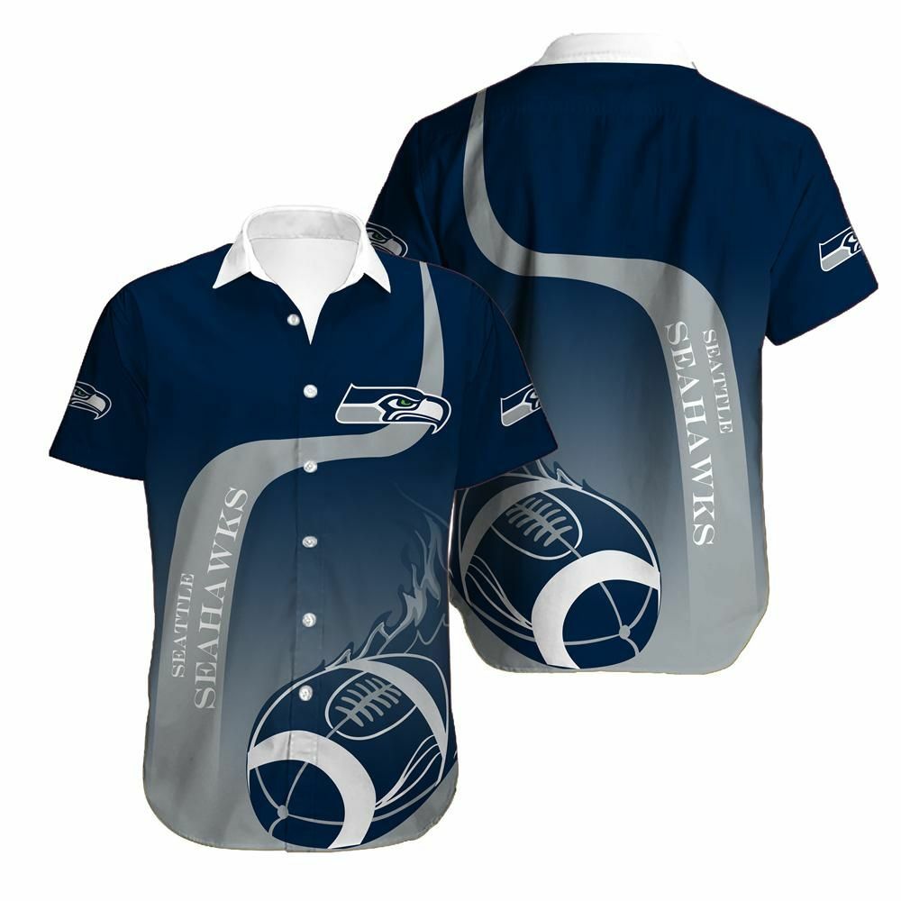 Seattle Seahawks Limited Edition Button Up Hawaiian Shirt