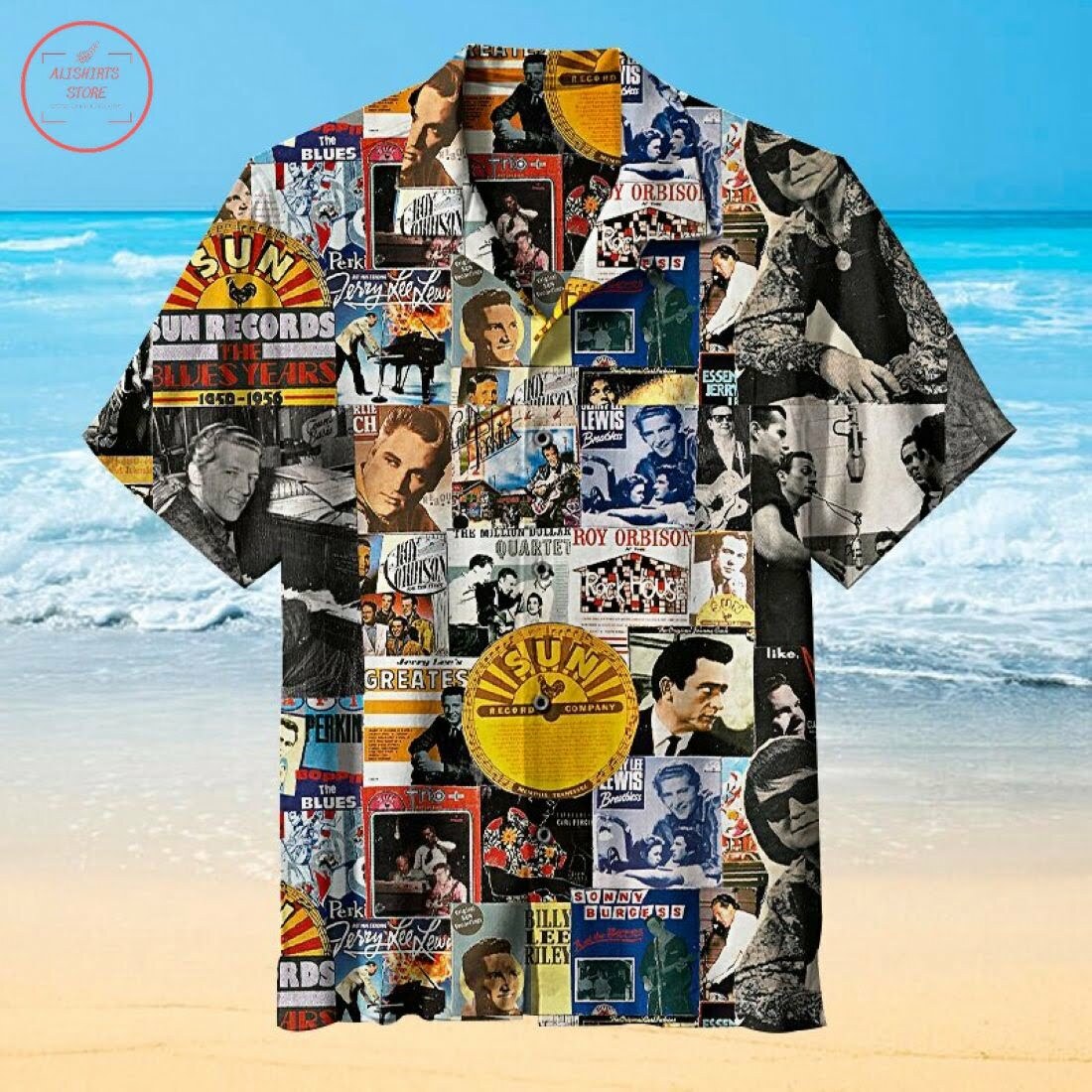 Sun Records Hawaiian Shirt Summer Outfit Beach