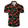 Tampa Bay Buccaneers Floral Button Up Hawaiian Shirt