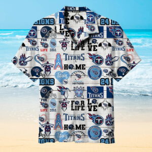 Tennessee Titans Micro Seal Hawaiian Shirt