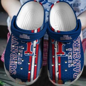 Texas Rangers Blue Mlb Crocs Shoes AR