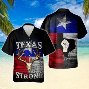 Texas Strong Hawaiian Shirt Summer Outfit Beach