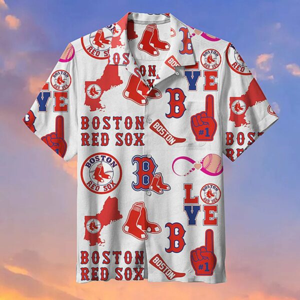 The Boston Red Sox Baseball Hawaiian Shirt