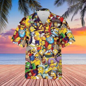 The Simpsons And Hawaiian Shirt