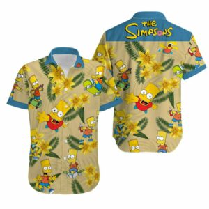 The Simpsons For Men Bart Simpson Lover Hawaiian Shirt