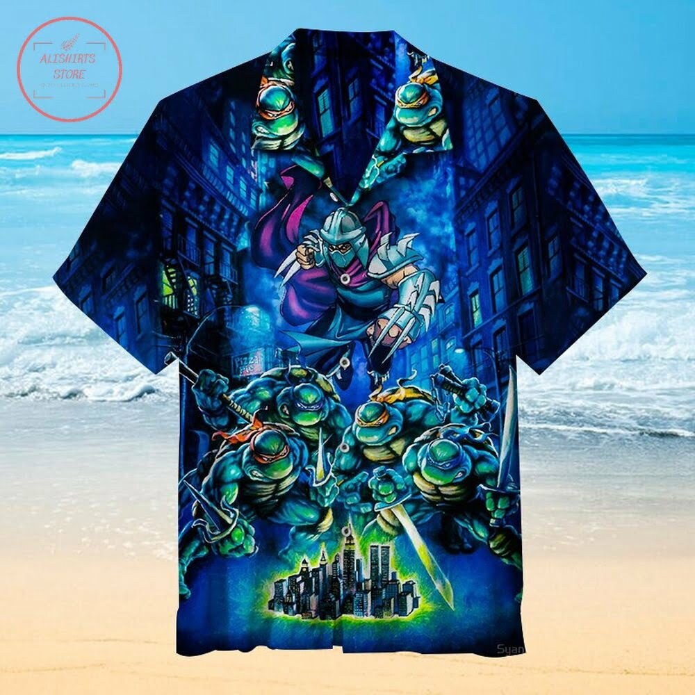 Tmnt Hyper Stone Manhattan Hawaiian Shirt