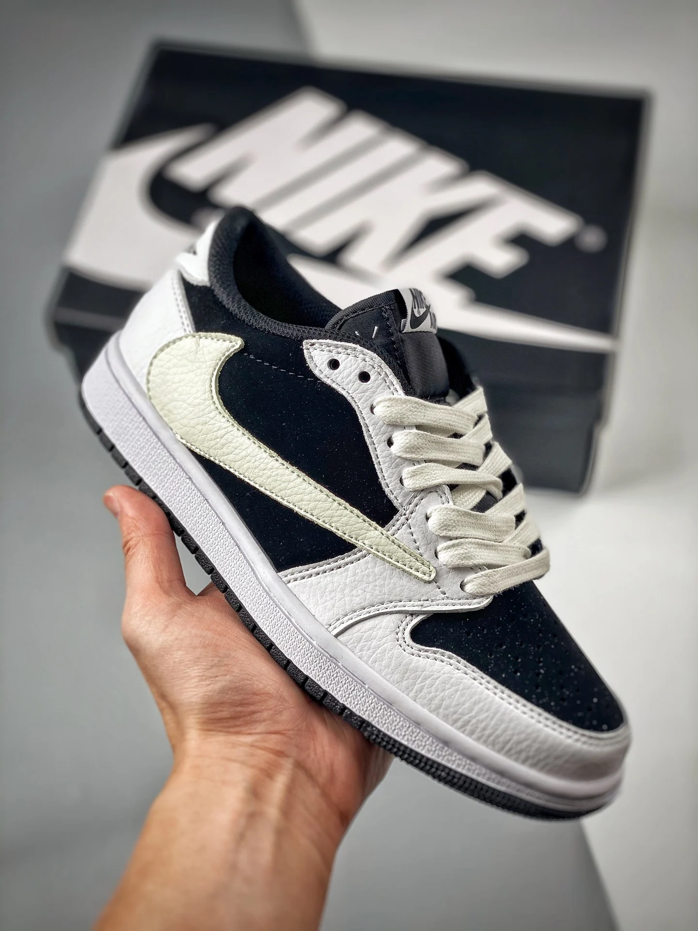 Travis Scott x Air Jordan 1 Low OG SailBlack For Sale