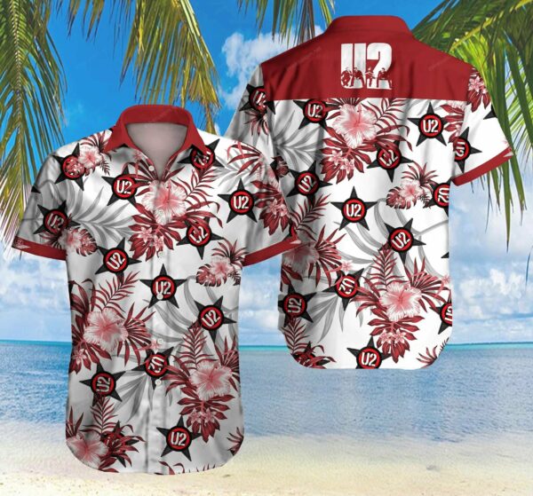 U2 Rock Band Hawaiian Shirt Outfit Beach Summer
