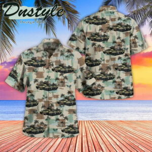 United Kingdom British Army Valentine Mk Iii Infantry Tank Hawaiian Shirt