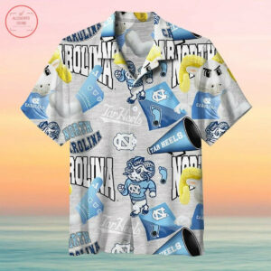 University Of North Carolina With Mascots Hawaiian Shirt