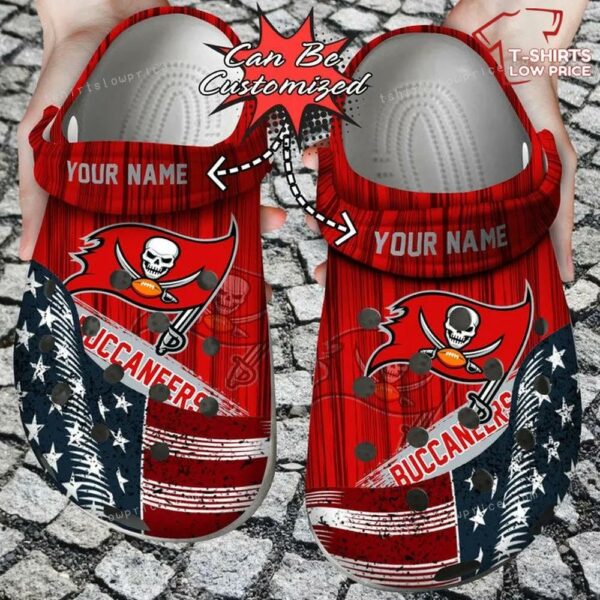 Us Flag Tampa Bay Buccaneers New Crocs Shoes HR