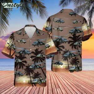 Us Army Sikorsky Uh60 Black Hawk Helicopter Hawaiian Shirt