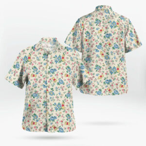 Winniethepooh And Piglet Flower Hawaiian Shirt
