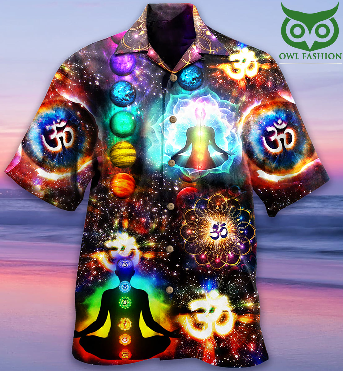 Yoga Meditate Love Om Limited Edition Hawaiian Shirt