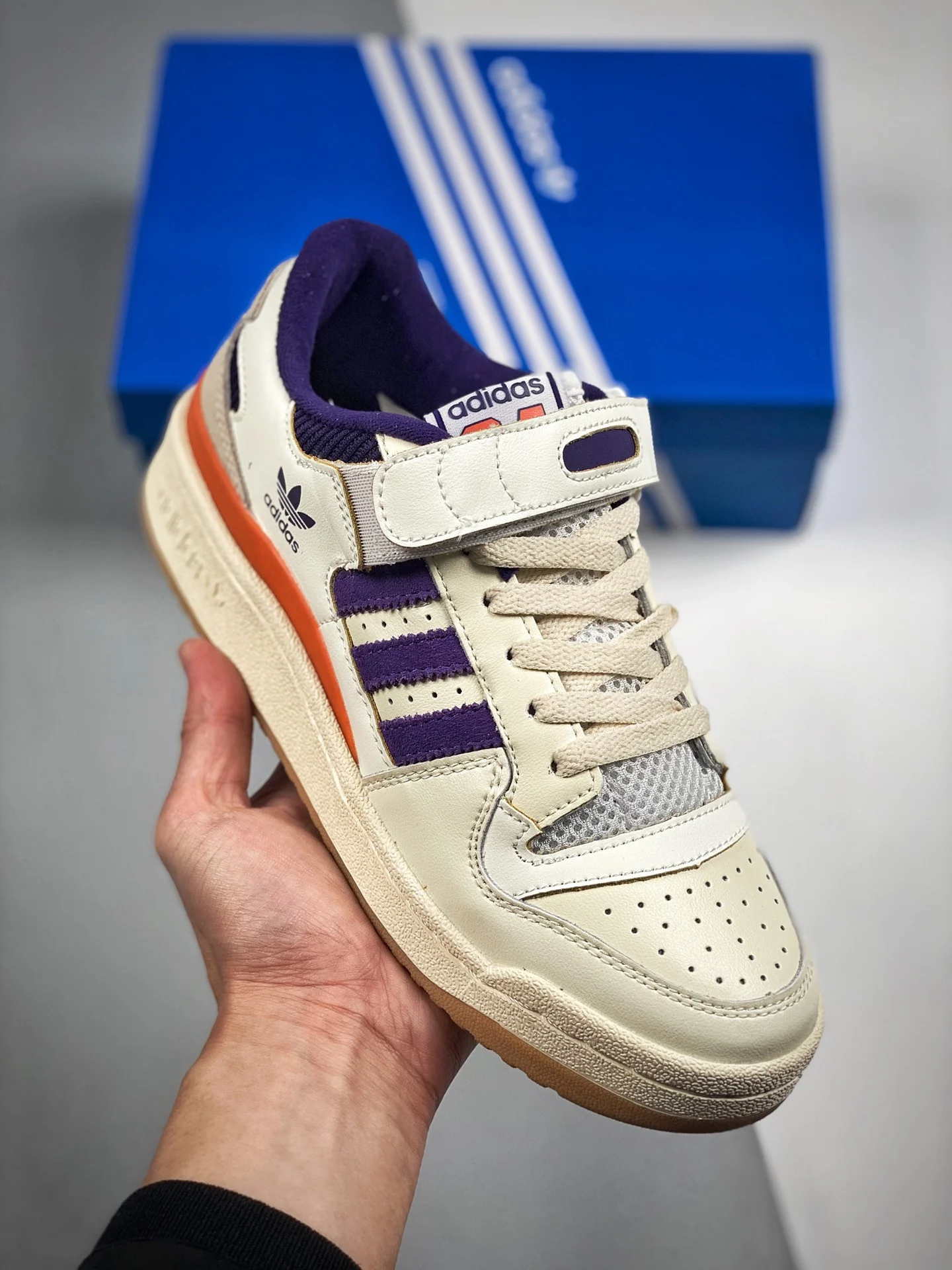 Adidas Forum Low Suns White Purple Gold GX9049 For Sale