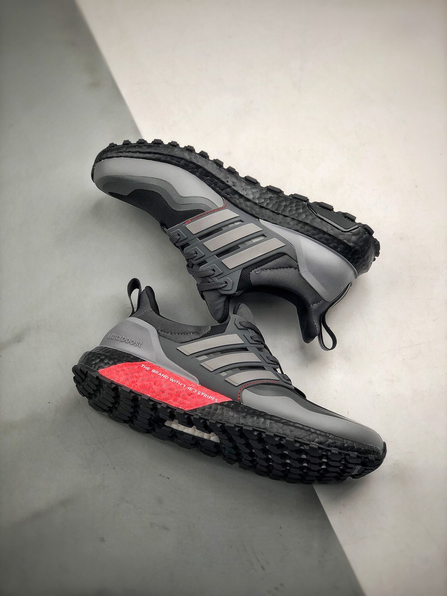 Adidas Ultra Boost All Terrain Black Shock Red EG8098 For Sale