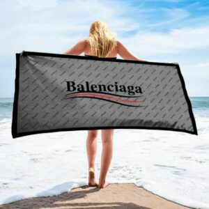Balenciaga Beach Towel Accessories Fashion Soft Cotton Summer Item Luxury