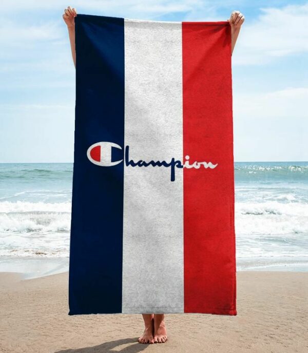 Champion Beach Towel Luxury Accessories Summer Item Fashion Soft Cotton