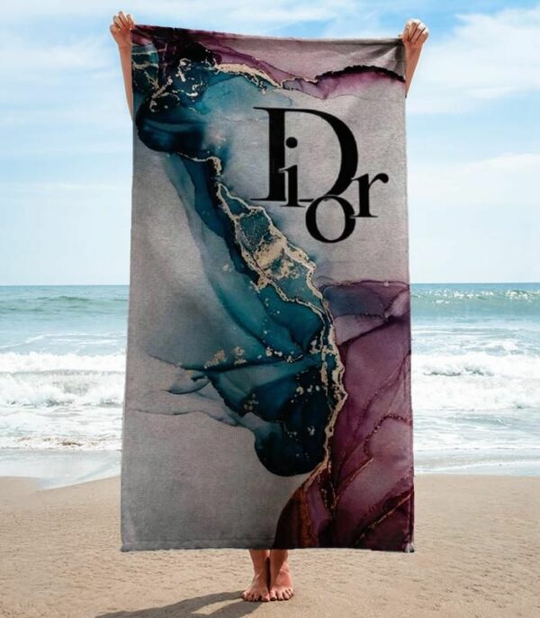 Dior Beach Towel Summer Item Soft Cotton Fashion Accessories Luxury