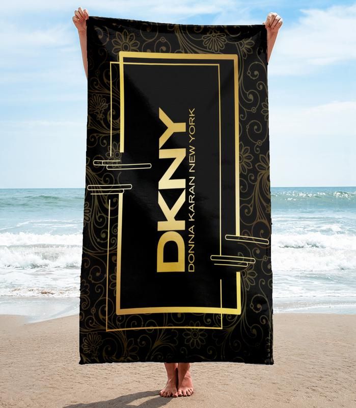 Dkny Beach Towel Luxury Summer Item Soft Cotton Fashion Accessories