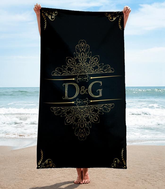 Dolce & Gabbana Beach Towel Accessories Luxury Fashion Soft Cotton Summer Item