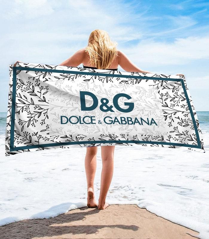 Dolce & Gabbana Beach Towel Luxury Fashion Soft Cotton Summer Item Accessories