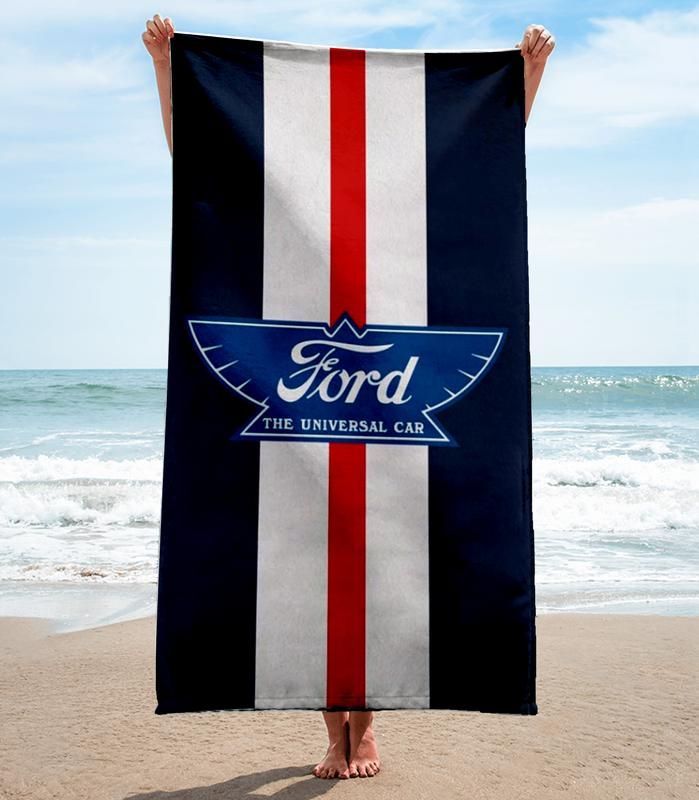 Ford Beach Towel Summer Item Soft Cotton Luxury Fashion Accessories