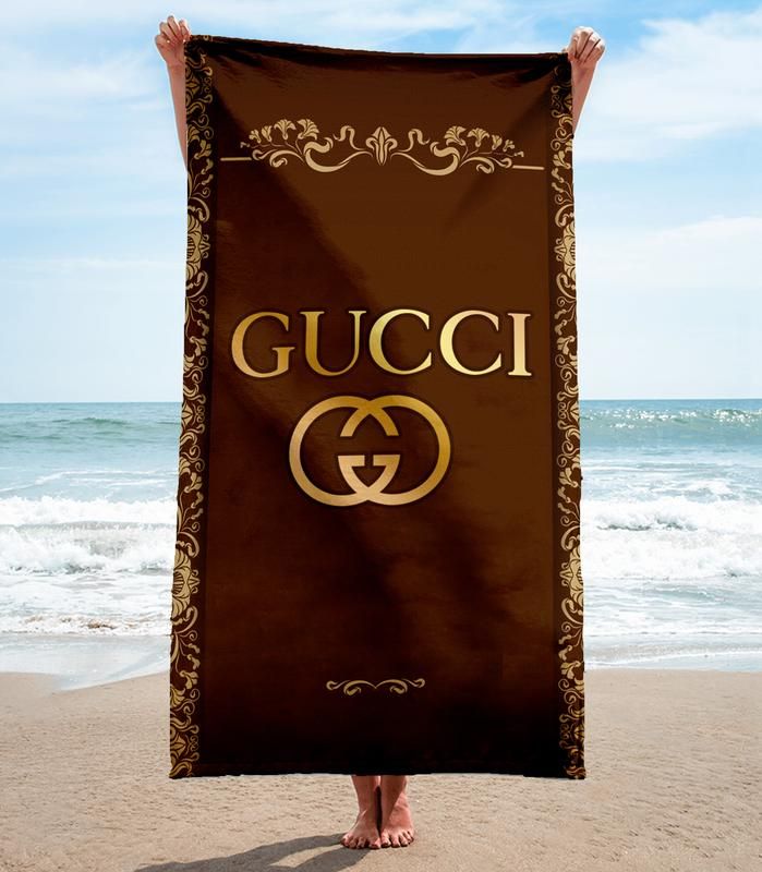 Gucci Beach Towel Luxury Soft Cotton Accessories Summer Item Fashion