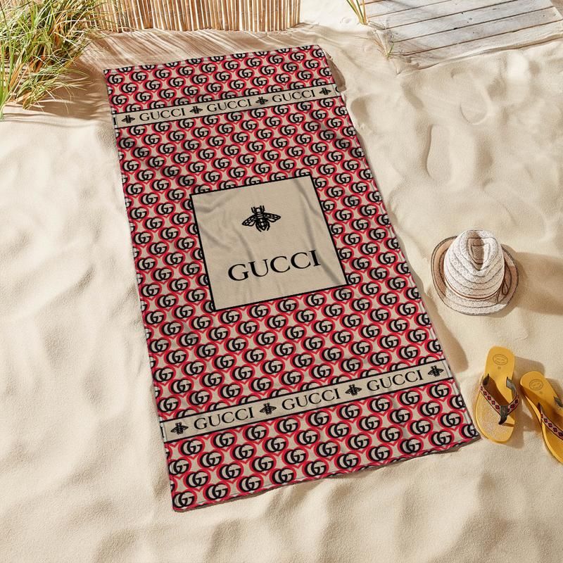 Gucci Beach Towel Luxury Summer Item Soft Cotton Fashion Accessories